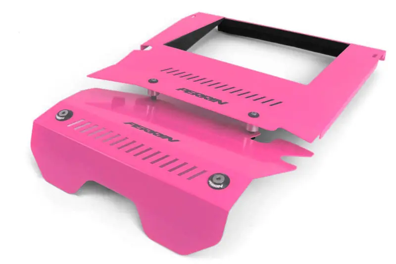 PERRIN Engine Cover Kit (Hyper Pink) - 2015-2021 Subaru WRX Save Now