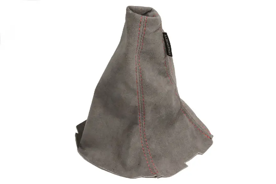 Mega Sale DarkMatterX Shift Boot - Slate Grey / Alcantara / Red Stitching - 2005-2007 Subaru WRX / Impreza
