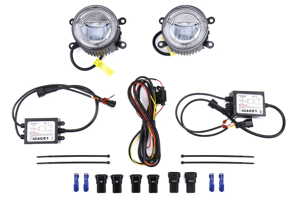 Buy Direct OLM LED / Halo DRL Fog Light Housings - 2015-2021 Subaru WRX / STI / 2014-2018 Forester / 2016-2017 Crosstrek / 2013-2016 Scion FR-S / 2013-2020 Subaru BRZ / 2017-2020 Toyota 86