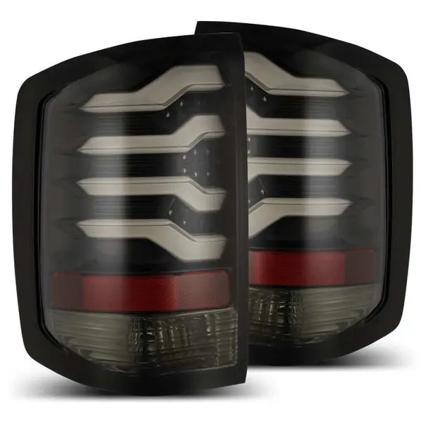 Buy Today AlphaRex 14-18 Chevrolet Silverado 1500 PRO-Series LED Tail Lights Jet Black