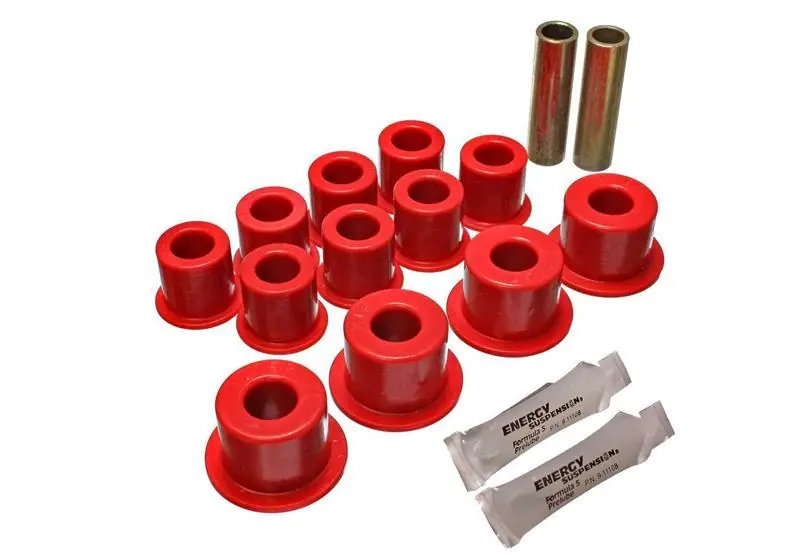 New Release Energy Suspension 73-79 Ford F-100/F-150 2WD Black Rear Leaf Spring Bushing Set