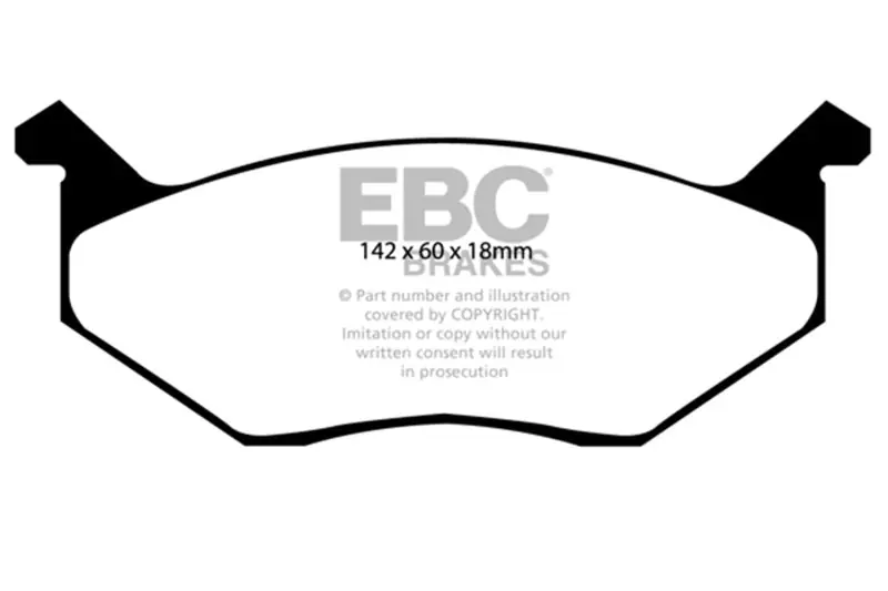 EBC 80-83 Chrysler Cordoba 3.7 Redstuff Front Brake Pads Reduced Price
