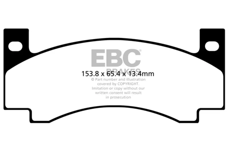 Price Cut EBC 69-71 Chrysler 300 7.2 Redstuff Front Brake Pads