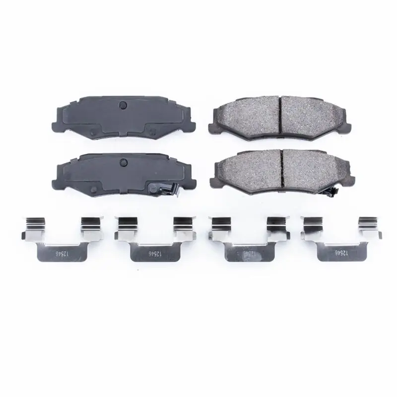 Power Stop 04-09 Cadillac XLR Rear Z17 Evolution Ceramic Brake Pads w/Hardware Free Delivery