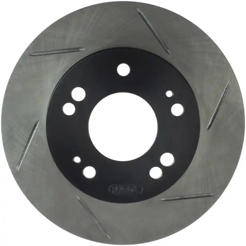 StopTech Power Slot 4/89-00 Mitsubishi Eclipse GST / 2/98-01 Galant 4 cyl Slotted Left Front Rotor New Release