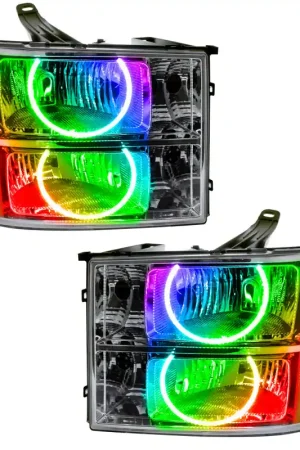 Money Back Guarantee Oracle 07-13 GMC Sierra SMD HL - Round Ring Design - ColorSHIFT