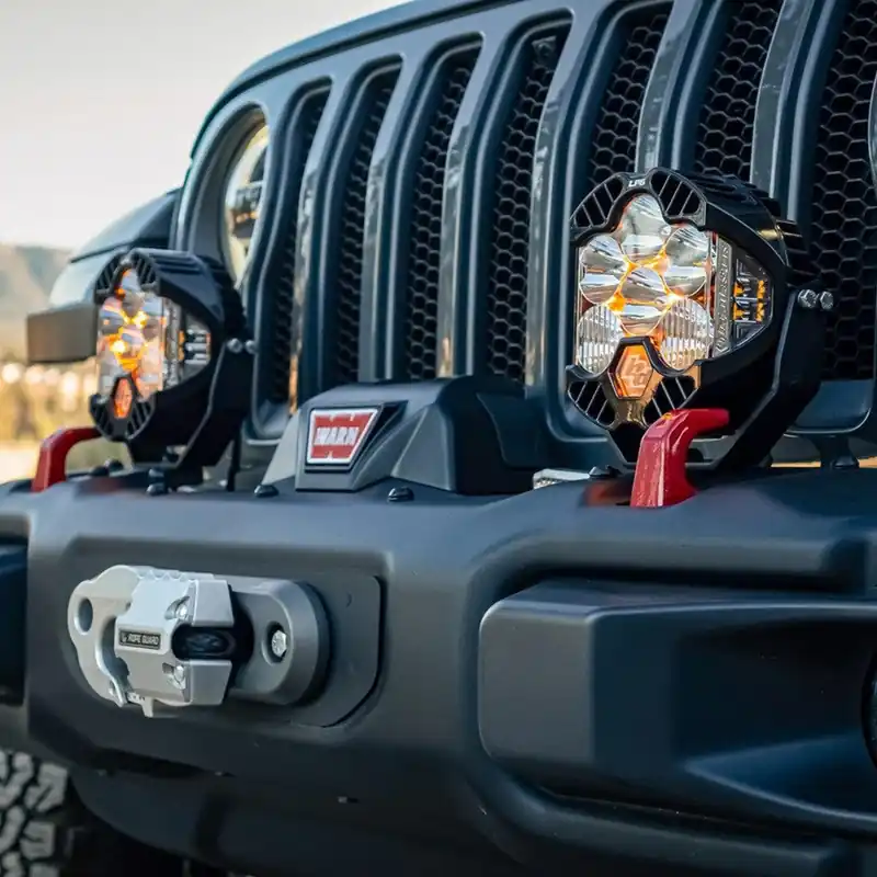 Jeep JL/JT Rubicon Steel Bumper LED Light Kit LP6 Baja Designs Limited Offer