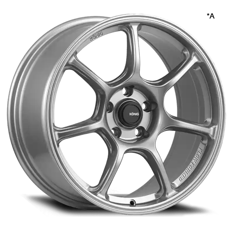Holiday Sale Konig Ultragram 17X9 5X114.3 ET40 Titanium Metallic Knurled Bead