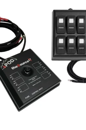 Spod SourceLT on RAM Mount w/ Red LED Switch Panel (36 In Battery Cables) Free Shipping