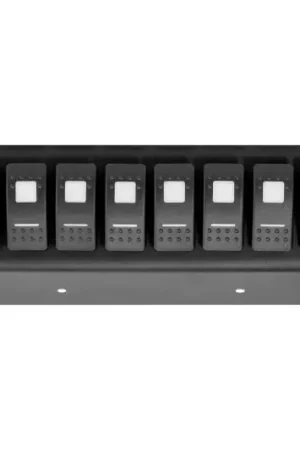 Spod 07-08 Jeep Wrangler JK Add On Green LED 8-Switch Panel (for SourceSE) Final Sale