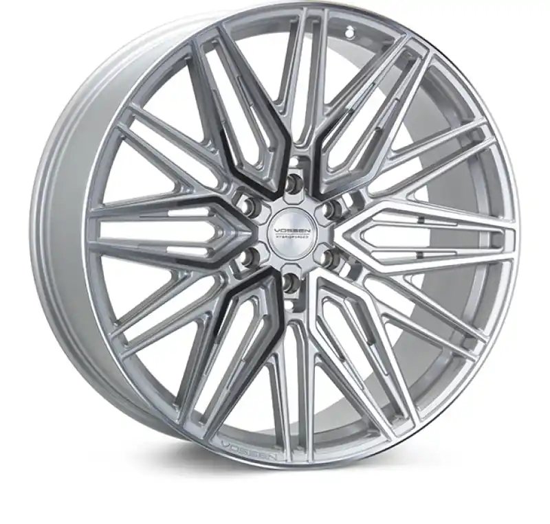 Direct From Factory Vossen HF6-5 26x10 / 6x135 / ET35 / Deep / 87.1 CB - Silver Polished Wheel