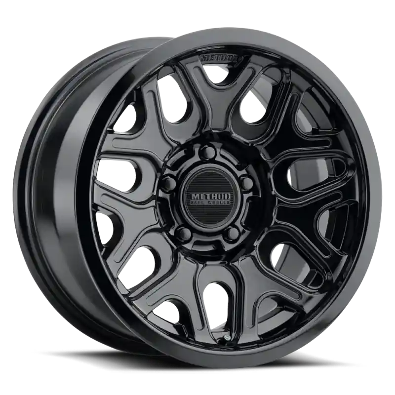 Method MR322 20x10 -18mm Offset 8x180 BP 130.81mm CB Gloss Black Wheel Direct From Manufacturer