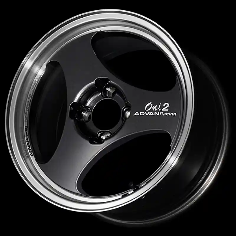 Advan ONI2 14x5.5 / +45 Offset / 4x100 / 63mm Bore / Machining and Black Gunmetallic Handmade