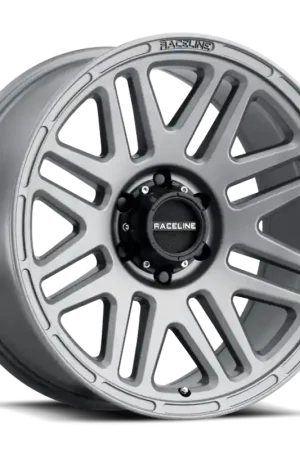 High Quality Raceline 944GS Outlander 17x9in / 8x170 BP / 12mm Offset / 125.2mm Bore - Greystone Wheel