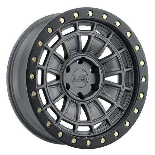 BRDAL 18X9.5 6X5.5 M-GNMTL-BLK-LP 12MM Money Back Guarantee