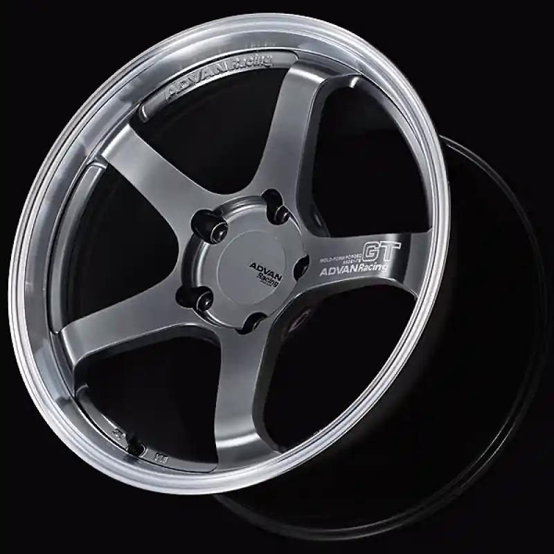 Instant Buy Advan GT for Porsche 18x10.0 / +52 Off / 5x130 / 71.6mm Bore / Machining and Hyper Platinum Black
