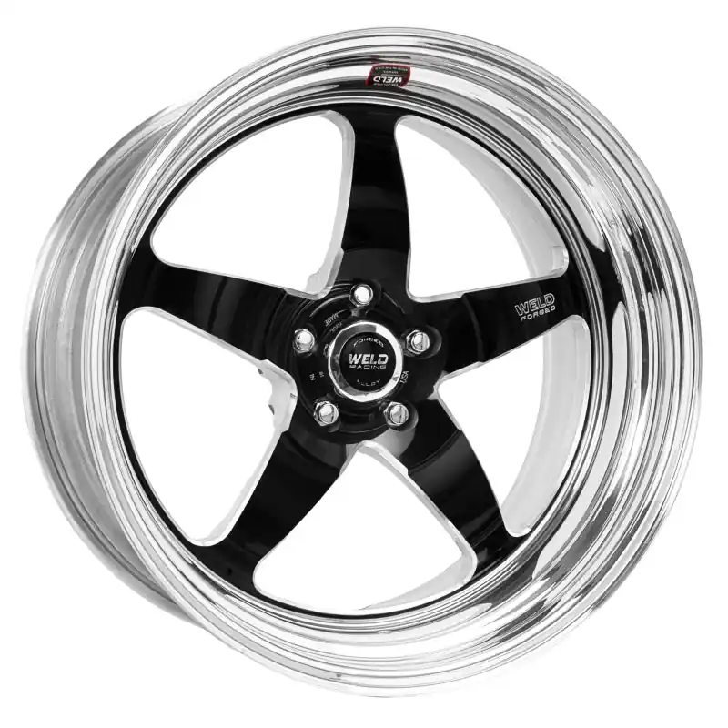 Weld S71 20x15.5 / 5x4.75 BP / 6in. BS Black Wheel (Low Pad) - Non-Beadlock Deal
