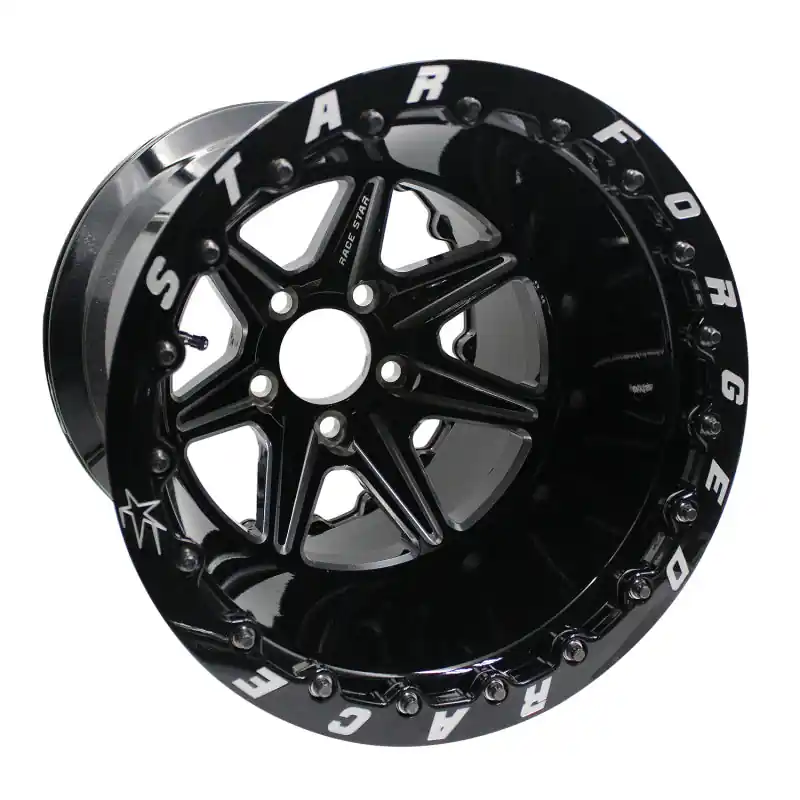 Don’t Miss Out Race Star 72 ValStar 15x12 / 5x4.50BC / 6.5BS / 3.072in CB / Black w/Machined Accents Wheel