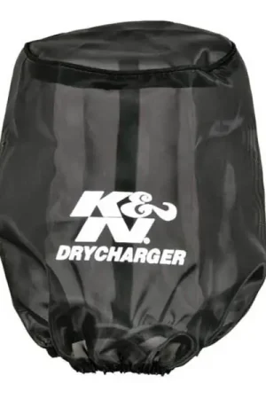 Modern K&N Drycharger Air Filter Wrap Round Tapered Black 5.375in Base ID x 4.375in Top ID x 7 H