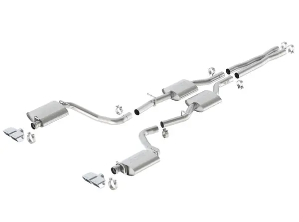 Borla 15-16 Dodge Challenger R/T 5.7L Dual Rectangle Angle Cut Dual Split Rear Exit S-Type Exhaust Factory Price
