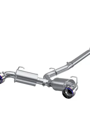 Price Cut MBRP 13-16 Subaru BRZ 2.0L/ 2.4L 3in Dual Split Rear Cat Back w/Burnt End Tips- T304