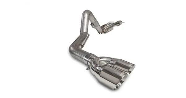 Carven 2019+ Chevy Silverado 1500 ONLY (DC Std/CCSB 5.7ft) Progressive Series CB Dual Tip - Polished Trending