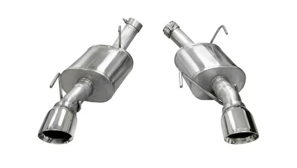 Buy Online Corsa 2005-2010 Ford Mustang Shelby GT500 5.4L V8 Polished Xtreme Axle-Back Exhaust