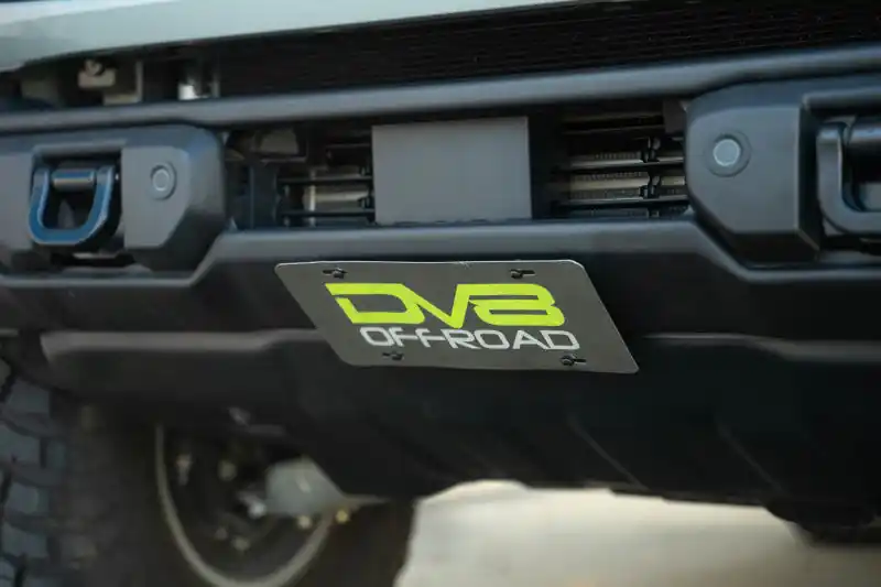 Hot Deal DV8 Offroad 2021 Ford Bronco Capable Bumper Slanted Front License Plate Mount
