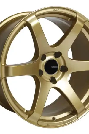 Enkei T6S 18x8 45mm Offset 5x100 Bolt Pattern 72.6 Bore Gold Wheel Limited Edition