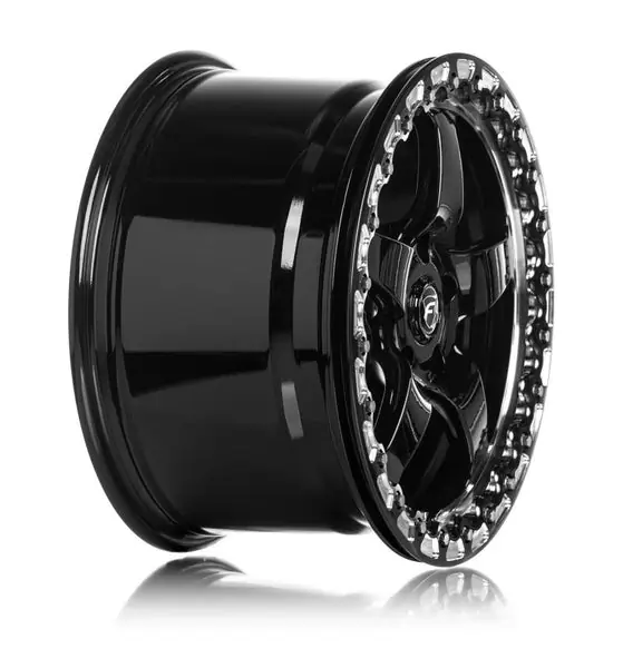 Forgestar D5 Beadlock 17x10 / 5x120 BP / ET45 / 7.3in BS Gloss Black Wheel Express Delivery