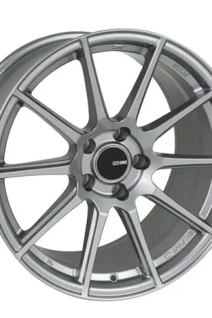Bargain Enkei TS10 18x9.5 35mm Offset 5x114.3 Bolt Pattern 72.6mm Bore Dia Grey Wheel