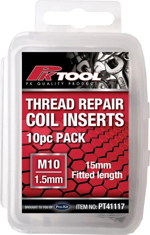 PKTool 10pc M10 Thread Coil Insert Replacement Pack- PT41117 (Pickup Only) Secure Checkout
