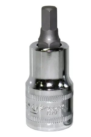 Authentic SP Tools 1\\/2 inch Dr Inhex Socket - Metric - 55mm Short - Individual, Size: 8mm - SP23208