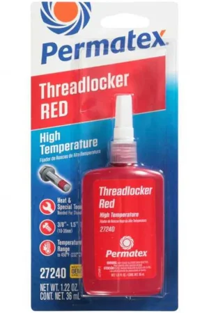 Permatex High Temperature Threadlocker - Red - 36mL - 27240 - PX27240 Trusted Brand