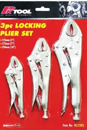 Editor’s Pick PKTool Set of 3 Locking Vice Pliers - RG7292