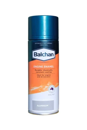 Balchan Engine Enamel Paint with Ceramic - Aluminium Look - BAL102002 Warranty Included