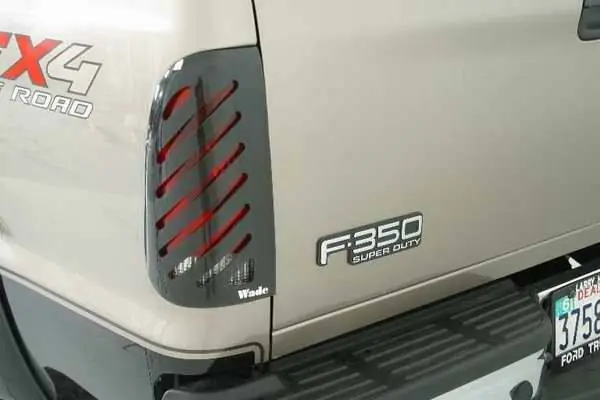 Budget Wade Smoke Slotted Tail Light Guard Covers - 31892