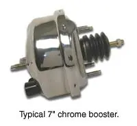 SSBC 7 Inch Chrome Booster Master Cylinder - A28136C Markdown