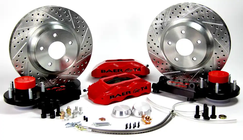 Latest Baer Brakes 4261297S Baer Brakes 13" Track4 Front Brake Kit, Silver, SDZ, Std. Studs