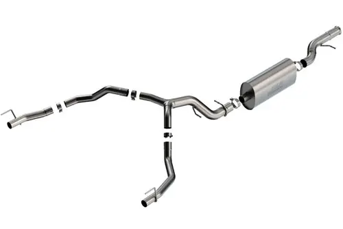 Direct From Factory Borla 2021-2026 Cadillac Escalade 6.2L (Non-ESV Models) Touring Cat-Back Exhaust w/ Factory Bezel Tips - 140889