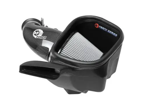 Place Order aFe Track Series Carbon Fiber Cold Air Intake w/Pro Dry S Filter for 2012-2021 Jeep Grand Cherokee (WK2) SRT 6.4L / 2018-2023 Durango SRT 6.4L - 57-10014D