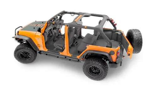 Bulk Order BedTred 2007-2010 Jeep JK 2Dr Front 3Pc Floor Kit (- Heat Shields) #BTJK07F2