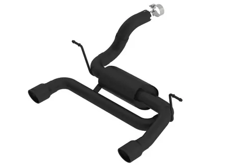 Don’t Miss Out Borla 2018-2025 Jeep Wrangler JL/JLU 2.0L 4Cyl 2DR/4DR Axle Back Exhaust S-Type w/ 3.5in Tips - Black - 11963CB