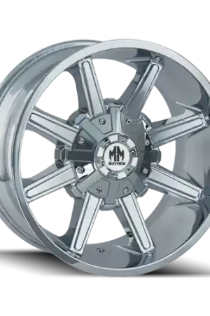 Mayhem 8104 Arsenal 17x9 / 5x127 BP / 18mm Offset / 87mm Hub Chrome Wheel Trusted Brand