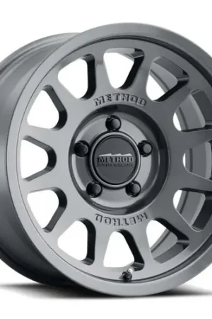 Bargain Method MR703 17x9 / -12mm Offset / 71.5mm Bore / 5x5 / 5x127 BP / 4.50in BS - Gloss Titanium Wheel - MR70379050812N
