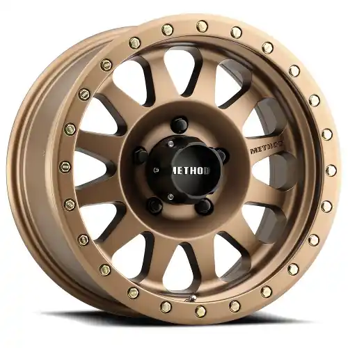 High Quality Method Race Wheels | MR304 Double Standard | METHOD BRONZE | 17x8.5 | 0 Offset | 4.75 Backspacing | 6x5.5 (6x139.7) | MR30478560900