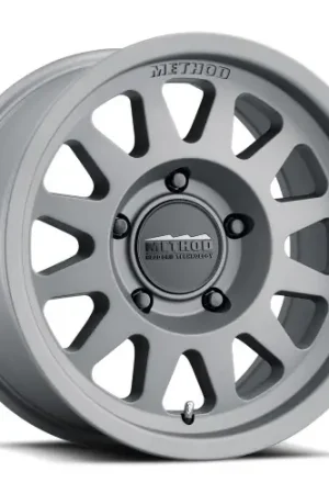 Authentic Method Race Wheels | MR704 | TITANIUM | 17x8.5 | 0 Offset | 4.75 Backspacing | 5x5 | MR70478550800