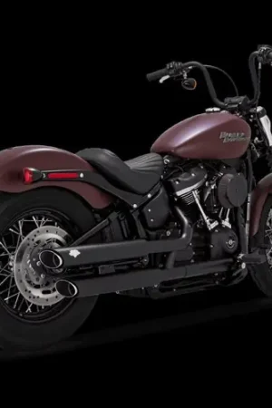 Buy Today Vance & Hines 18-22 Harley Davidson Softail Twin Slash S/OS PCX Slip-On Exhaust - Black