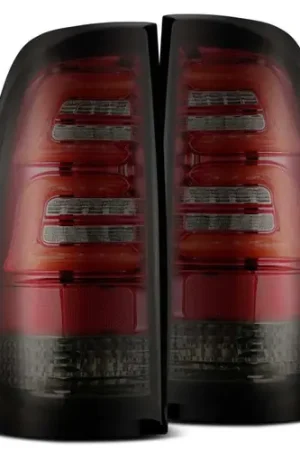 AlphaRex 97-03 Ford F-150 (Excl 4 Door SuperCrew Cab) PRO-Series LED Tail Lights Red Smoke Certified