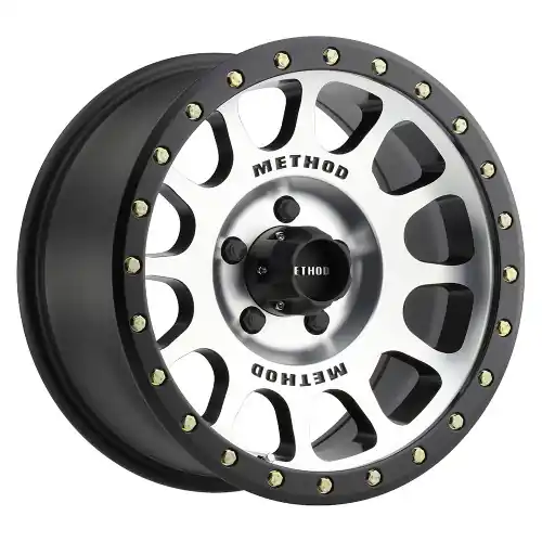 Luxury Method Race Wheels | MR305 NV | MACHINED / BLACK STREET LOC | 17x8.5 | 0 Offset | 4.75 Backspacing | 8x170 | MR30578587300